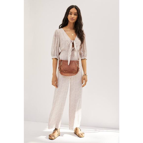 New Anthropologie x En Saison Aceline Floral Jumpsuit $178 XS Front Tie - Picture 4 of 4